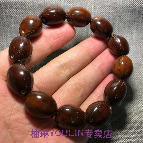 紫金鼠菩提手串三眼金猪菩提子手链佛珠藏饰挂件招聚财运 紫金鼠手串