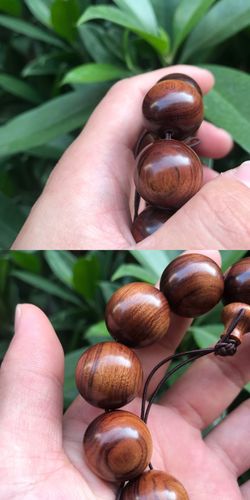 沙漠铁梨木铁木佛珠手串黑花梨黄花梨t木手链男女士款文玩念珠沉