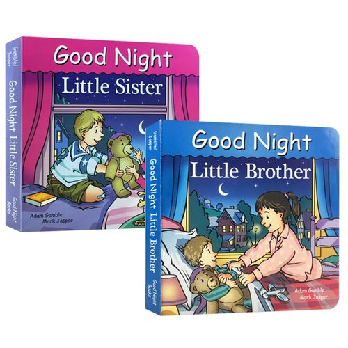 good night 系列2册 英语入门启蒙儿童 晚安睡前绘本故事亲子快乐时光