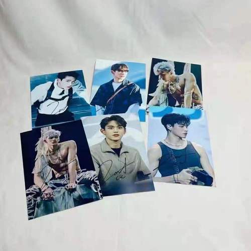 黄旭熙lucas亲笔签名照亲签保真粉丝应援周边产品正品收藏无印刷