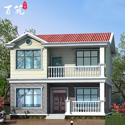 农村自建房设计图两二层楼房简单别墅设计图纸房屋设计乡村经济型