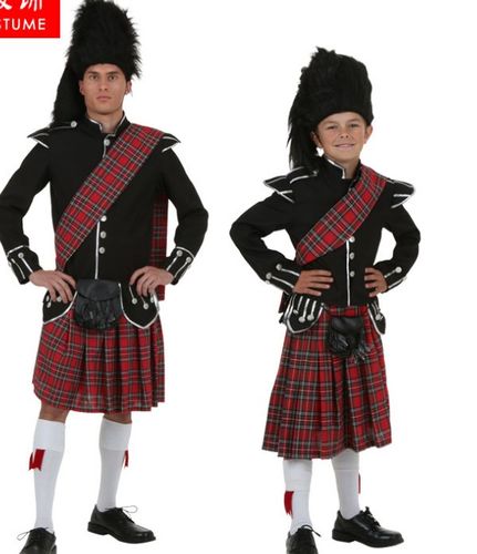 出租苏格兰军乐队运动会入场欧洲演出服北欧传统民族服装节日礼服