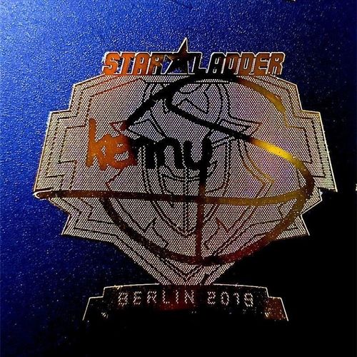 csgo金色签名kennysp金属贴皇冠s1mple戴尔g15贴纸炫金贴twistzz.