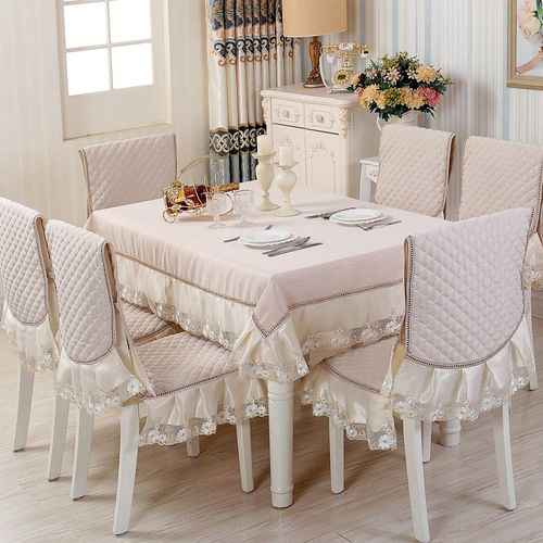 餐桌布餐厅套板凳套家用座椅椅套靠背椅垫套装餐桌罩