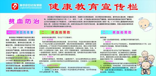 海报印制669素材371妇幼保健院健康教育宣传栏贫血