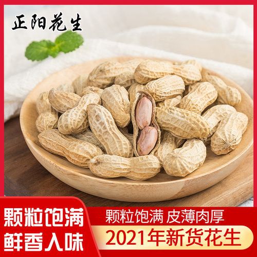 正阳花生带壳花生新鲜水煮花生晒干蒜香花生水煮咸干花生150g坚果