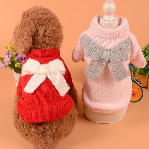 宠物衣服泰迪狗狗毛衣幼犬比熊小型犬秋冬装保暖吉娃娃小狗毛线衣