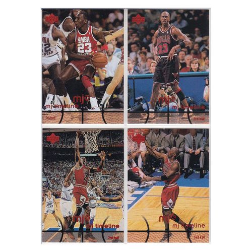 nba球星卡 迈克尔乔丹 ud 1998 #18 #83 #86 #110