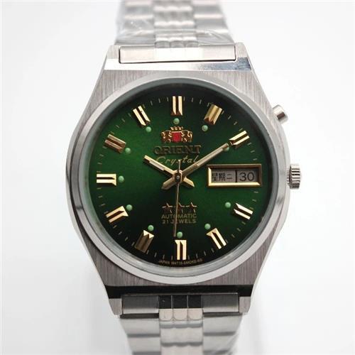 日本东方双狮全自动机械表男表老款双狮三星手表防水夜光库存机械