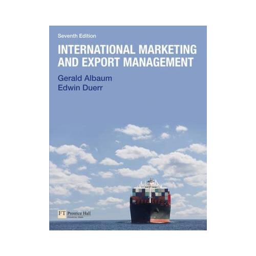 【预订】international marketing & export management