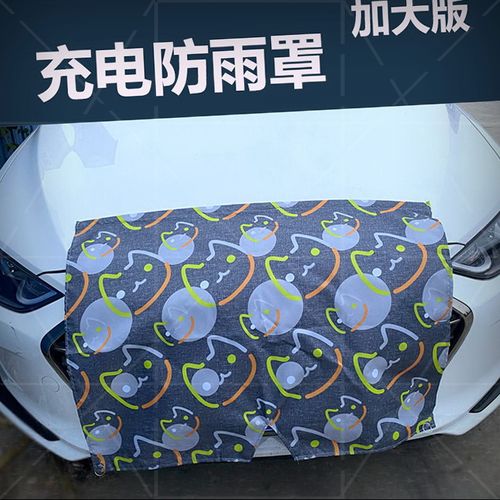 充电口防雨罩比亚迪元江淮iev6充电枪防水罩新能源防雨布挡加大款
