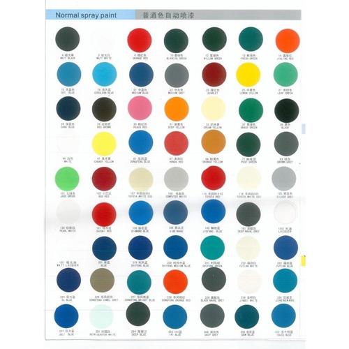 三和喷漆颜色展示色卡喷漆颜色色标 选购颜色仅供参考 请联系客服