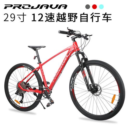 projava山地车29寸自行车整车12速变速油压碟刹越野减震单车
