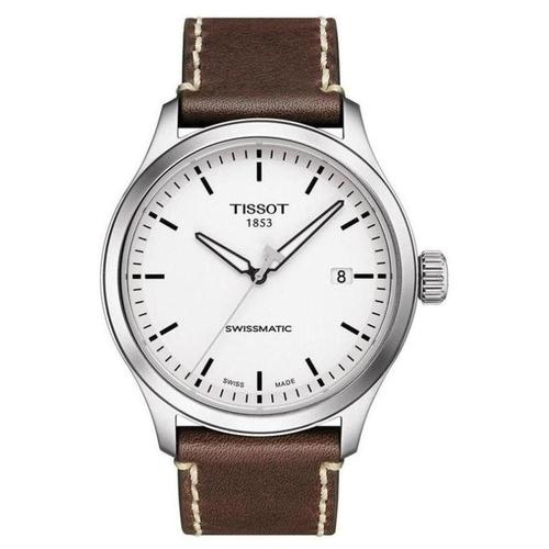 天梭男手表tissot瑞士机械表自动皮带水钻送礼物t1164071601100
