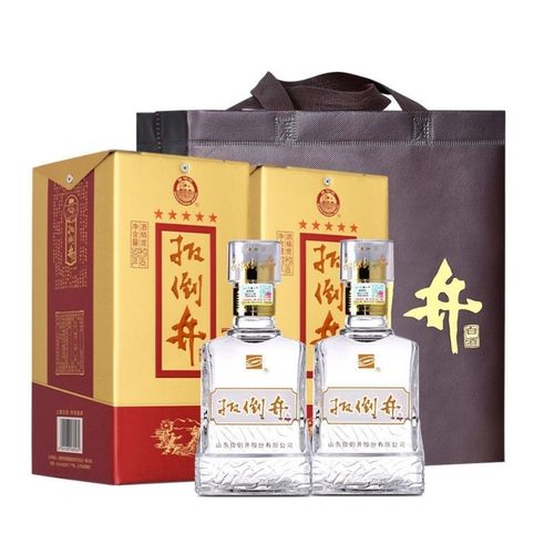 白酒礼盒 52度扳倒井500ml*6瓶高度白酒送礼品袋新老包装随机发货