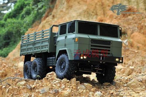 1/12遥控军卡模型cross rc xc6-a 卡车6x6 标准版 kit套件中栏版