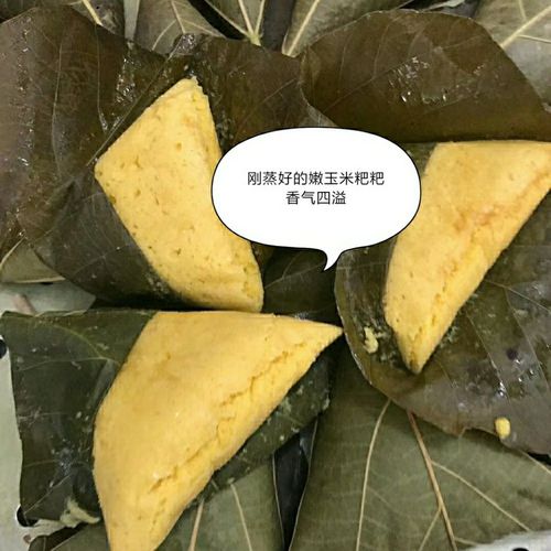 重庆巫山特产传统桐子叶包谷粑粑玉米粑粑桐叶包谷浆粑粑10个包邮【6