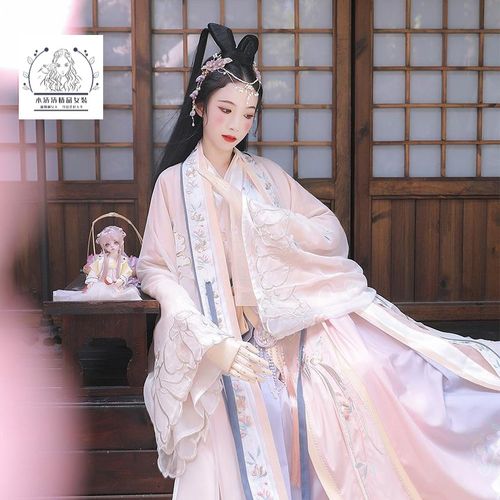 木清清汉服女成人仙气靓衣坊原创琉璃纱汉服女交领齐腰宋制广袖长褙子