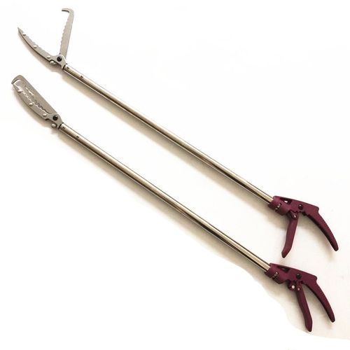 神燕不锈钢防蛇夹蛇器钳子黄鳝自锁蛇钩泥鳅防滑勾螃蟹工具直销