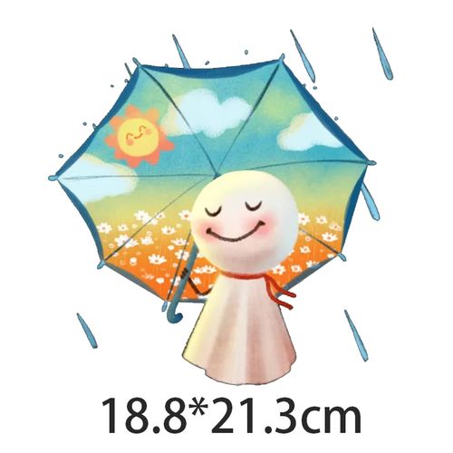 白墨烫画印花热转印衣服贴diy熨烫服装晴天娃娃卡通简约时尚萌129