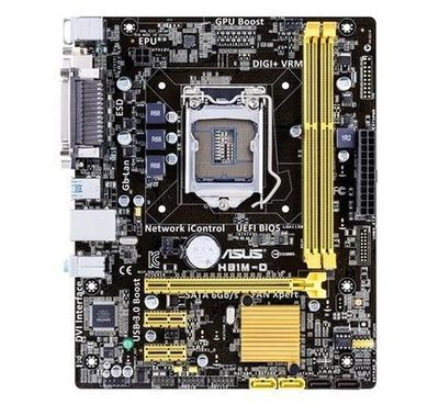 技嘉华硕b85m-d3v主板h81固态小板1150针大板ddr3台式机拆机包邮