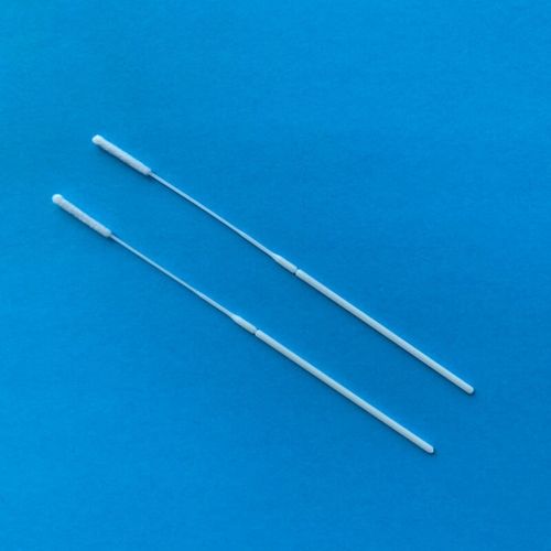 检测一次性采样拭子咽拭子鼻拭子采样棉棒 咽拭子500支