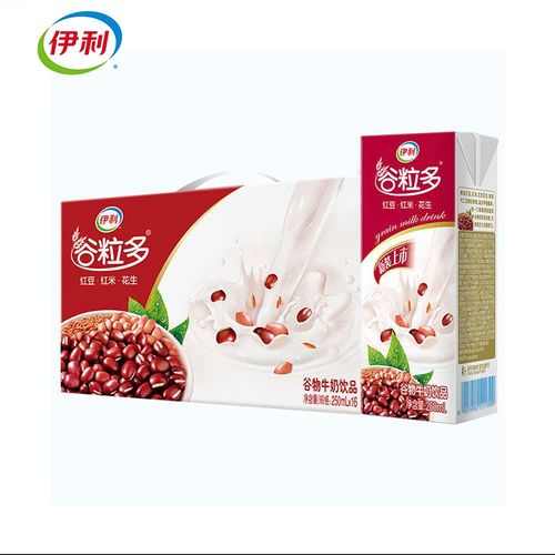 伊利谷粒多红谷牛奶饮品 风味含乳饮料营养早餐 学生青少年牛奶饮品
