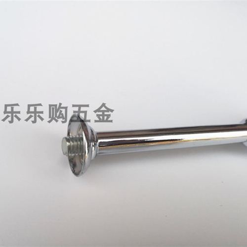 双层玻璃桌脚餐桌脚 2茶几吊脚吊杆a支架 家具五金配件 合金128mm