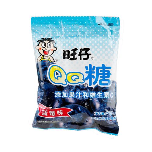 旺仔qq糖(蓝莓味)70g/袋