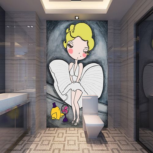 厨w卫生间瓷砖现代简约瓷砖背景墙浴室厕所仿古砖3d