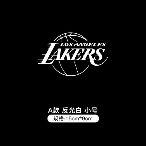 nba球星车贴nba勒布朗詹姆斯湖人队logo汽车摩托车装饰贴纸车身拉花 a