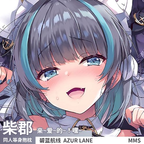 碧蓝航线舰b柴郡猫抱枕 二次元动漫周边全身等身抱枕套定制宅男