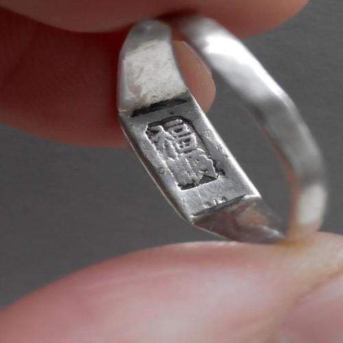 【皇室流传】民国老银戒指民国银戒指