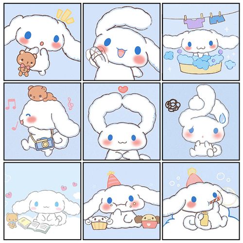 玉桂狗数字油画diy定制卡通动漫三丽鸥手绘油彩画现代简约装饰画