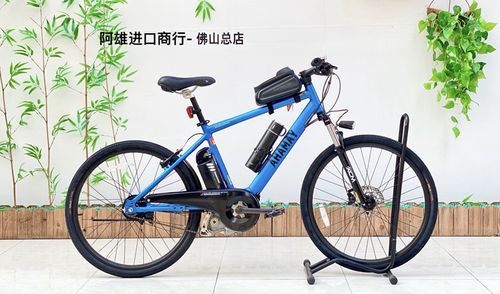 日本原装进口二手雅马哈26寸高端液晶日系内八速山地电助力自行车