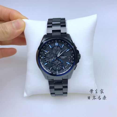 casio卡西欧 oceanus海神系列太阳能电波男表ocw-t2600b-1ajf