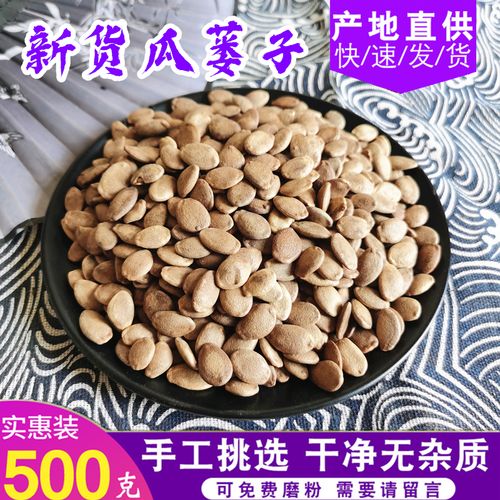 中药材野生瓜蒌子 新货 瓜蒌仁 生瓜蒌籽 瓜蒌子500克包邮瓜蒌仁