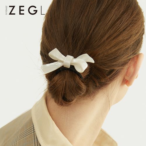 89蝴蝶结头饰发绳女ins风韩国简约头绳扎头发皮筋发圈