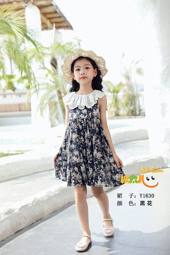 女童连衣裙夏季新款汉服公主裙2021夏装儿童装小女孩洋气纱裙子旗袍裙