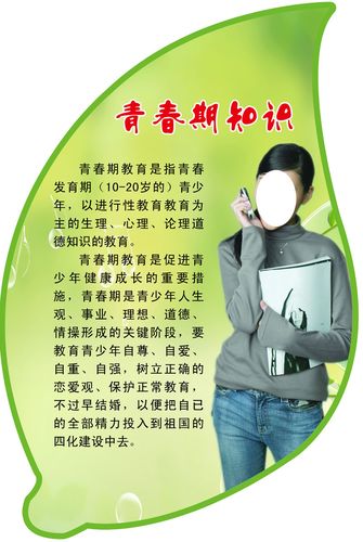657海报印制展板素材879计划生育青春期知识宣传教育
