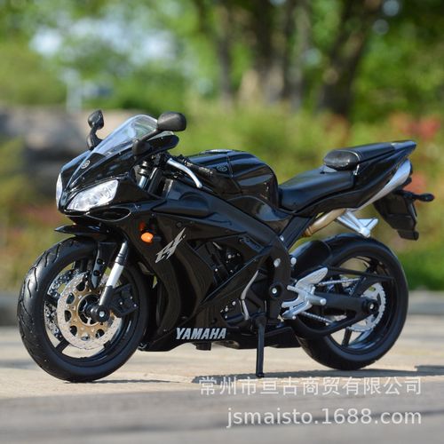 美驰图原厂1:12 雅马哈r1 机车模型仿真合金摩托车