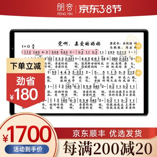 电吹管升级版动态阅谱器10寸15寸 朋音d10【10寸64g内存 豪华礼包】