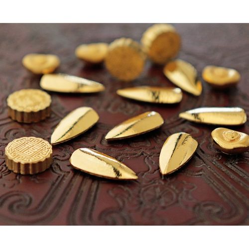 【欧阳先生】足金999金瓜子 金月饼 金元宝 黄金制品金种子投资贵金属