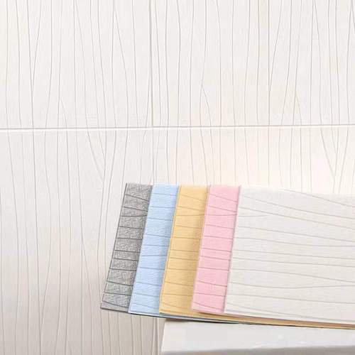 儿童房防撞墙贴泡沫墙纸自粘3d立体贴纸即时贴壁纸防水防潮可擦洗