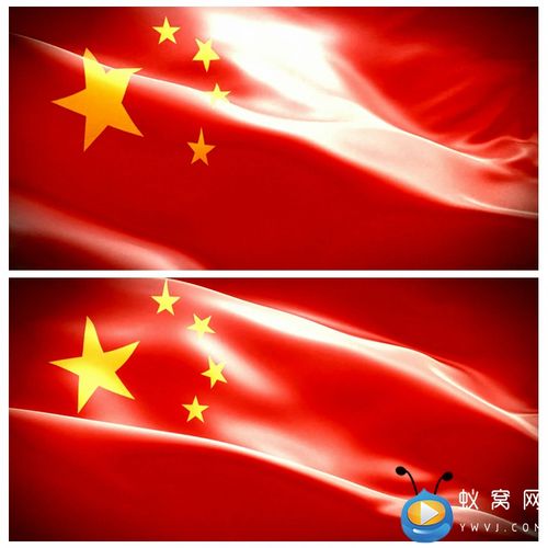 s1702五星红旗飘扬 红旗飘飘 视频素材