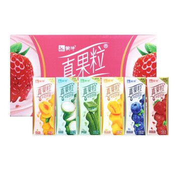 蒙牛真果粒系列250g*12盒 真果粒酸奶牛奶整箱 牛奶乳品厂家直供 草莓