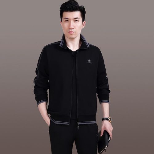 耐克中老年运动套装男女春秋大码休闲情侣中老年运动服装男爸爸妈妈装