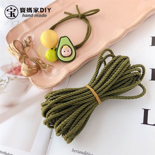宝妈家手工diy发饰材料自制头绳扎头发制作发圈零剪皮筋配件发绳