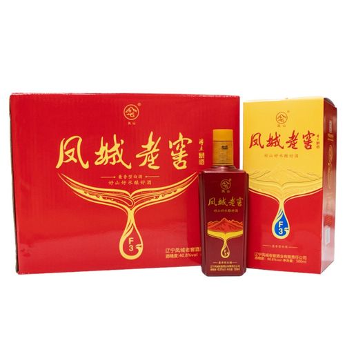 凤城老窖兼香型白酒凤三礼盒款500ml/瓶 40.8度 500ml*6瓶
