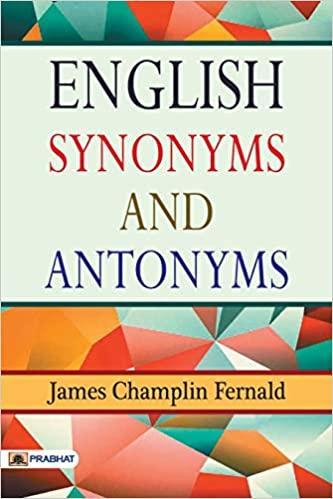 预订english synonyms and antonyms